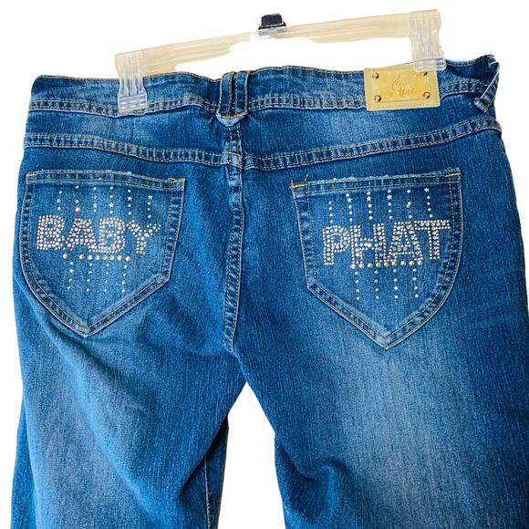 Baby Phat Denim - Baby Phat Vintage Y2K Jeans with Bling Spell Out Size 12
